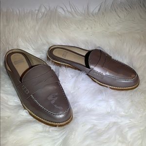 JOHNSTON & MURPHY Tan Mule Slides size 7